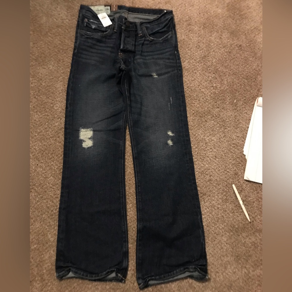 NWT Vintage Abercrombie and finch blue jeans Women’s size 16